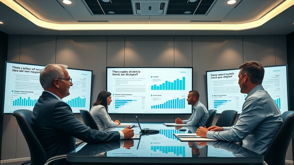 corporate case study montage showing digital AI support workflow and executive reviews of customer engagement case studies
