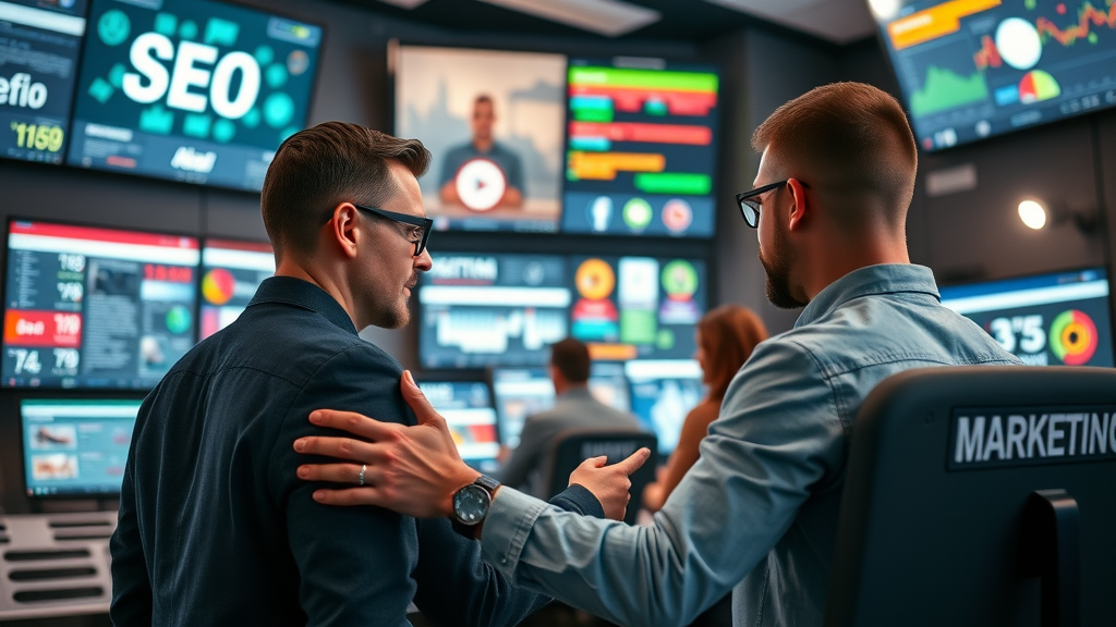 marketing agency deploying multi-channel digital campaigns for tech businesses