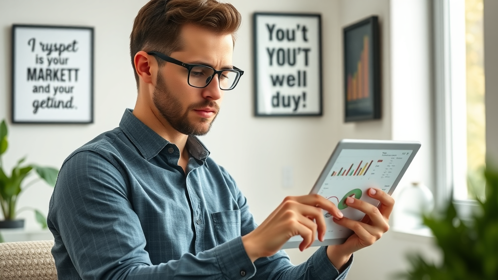 marketer reviewing marketing automation dashboard for AI-powered personalized marketing campaigns