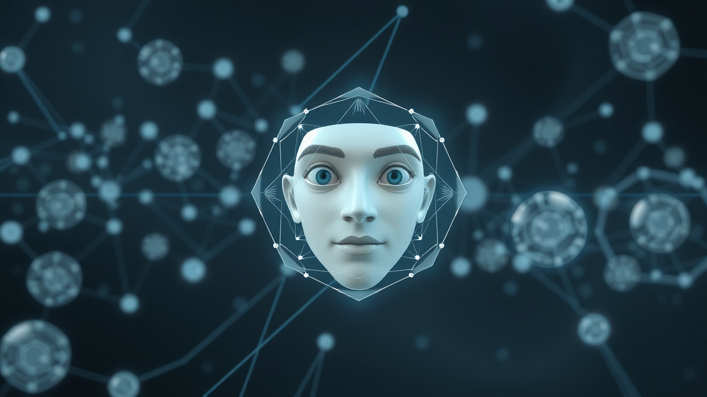 context engineering visual representation of an AI context window, layering memory and data, memory nodes connected, glowing information bubbles