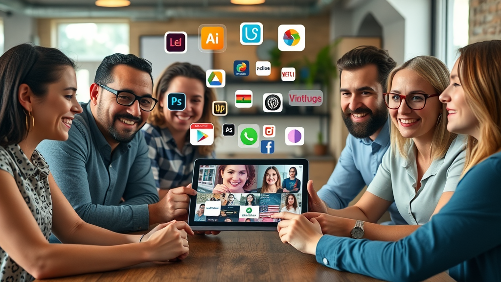 marketers comparing major video platforms for short form content on digital tablet