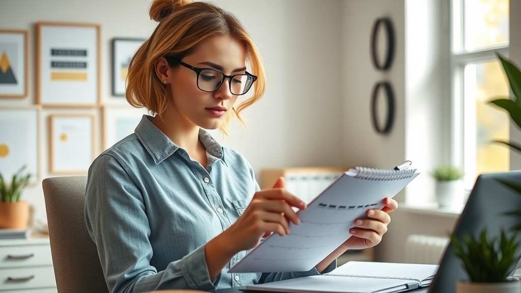 Focused home marketer in a productive home office for remote marketing jobs