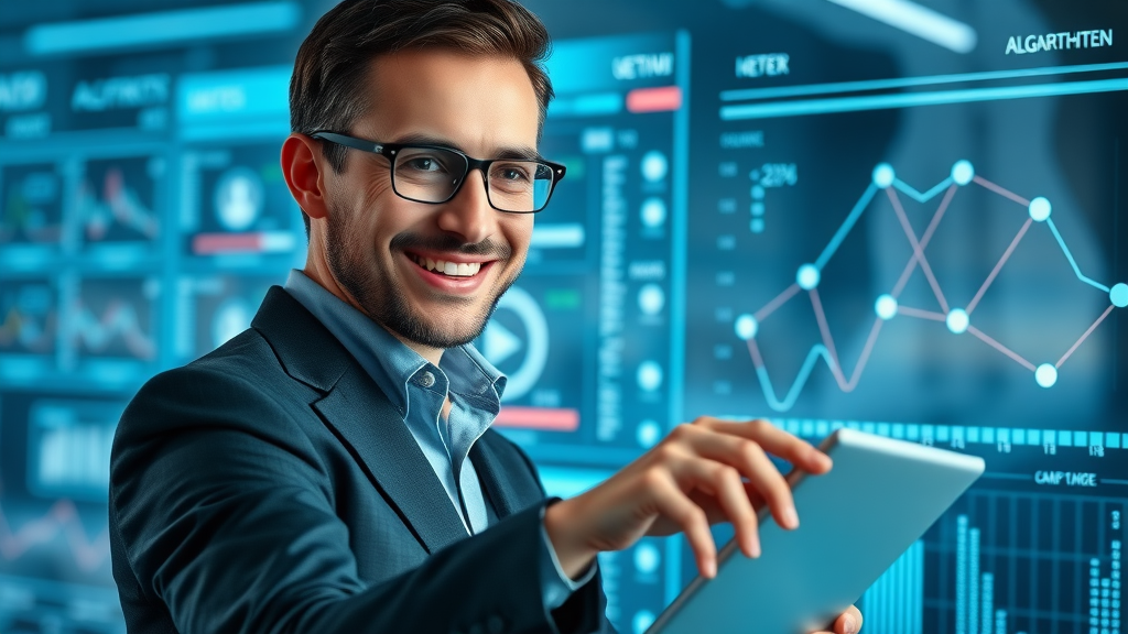 social media strategist analyzing algorithm data for short form video content