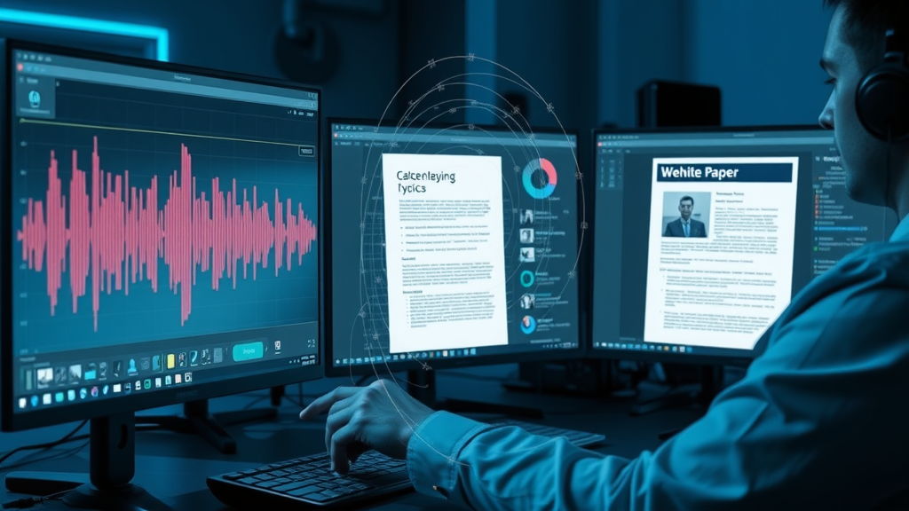 repurpose content manager transforms webinar transcript to white paper and podcast