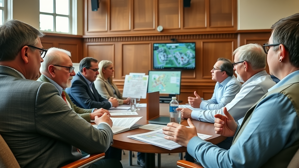 Monmouthshire County Council engaged in high street redevelopment discussion supporting local businesses