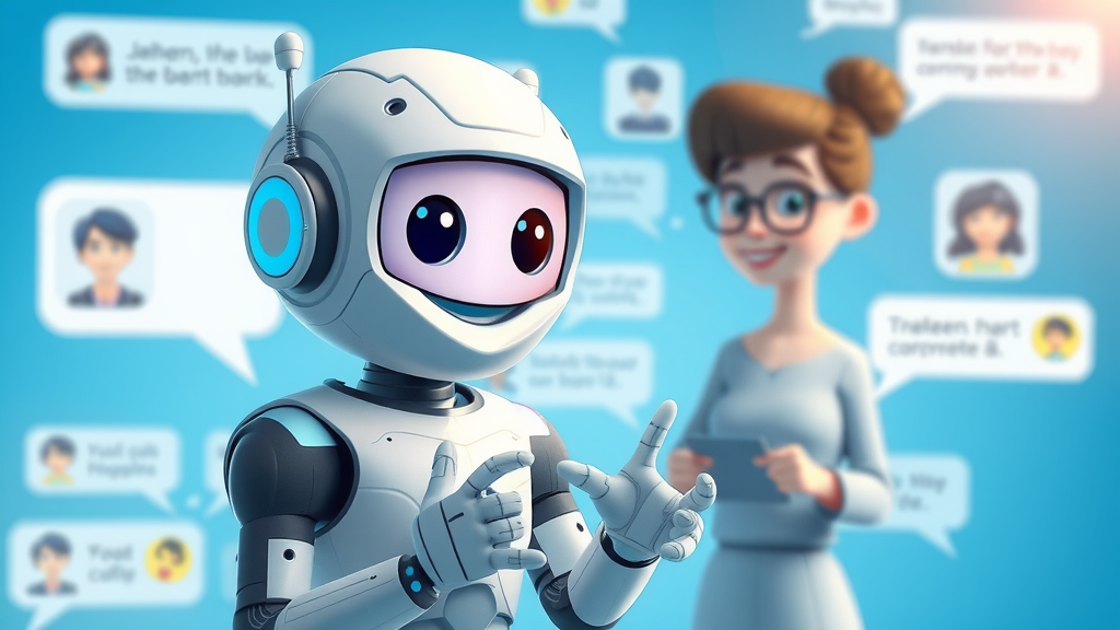 AI chatbot engaging in personalized chat as part of artificial intelligence sales boost and enhanced customer engagement