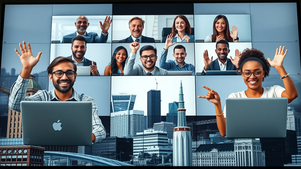 Boston team collaborating remotely for USA client jobs online