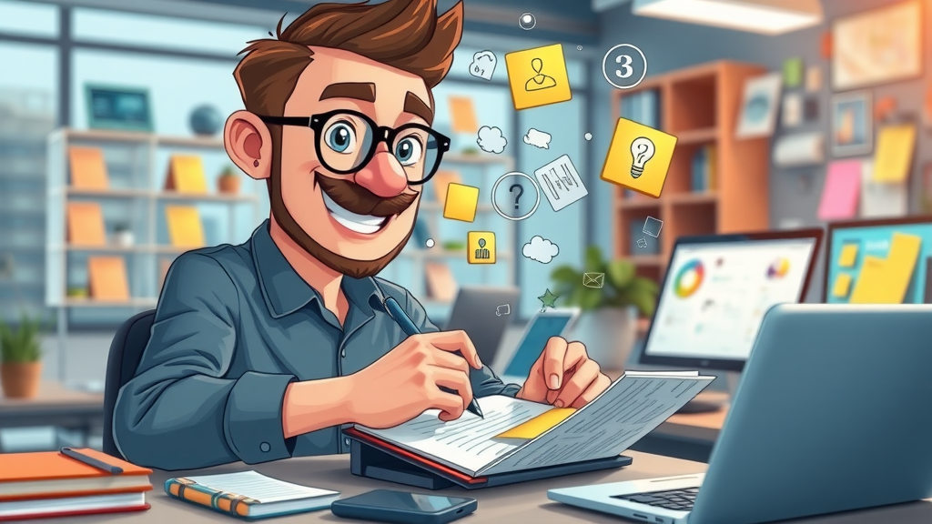 Creative content marketing strategies for tech businesses being developed