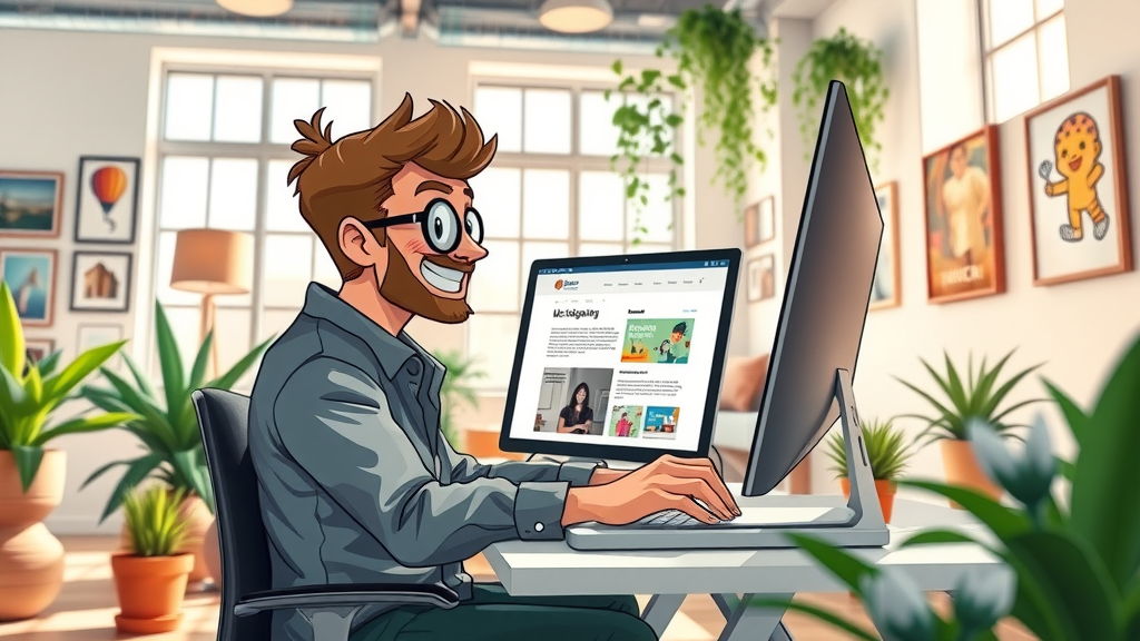 Growth Hacking Blog Formatting - Web designer adding images and formatting to a post