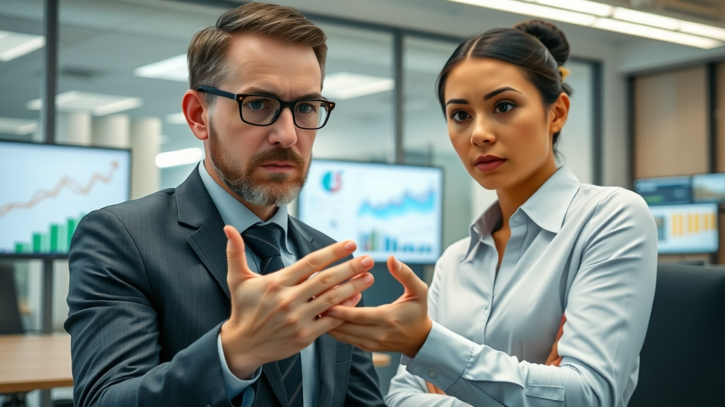 business professionals analyzing AI productivity charts to understand generative AI plateau