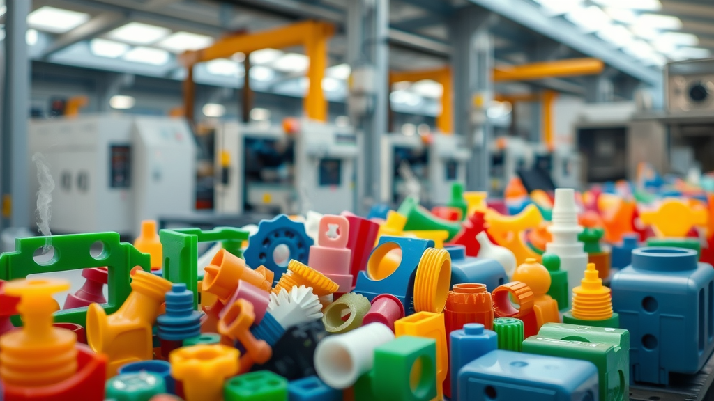 Variety of specialized plastic parts made by innovative injection molding solutions
