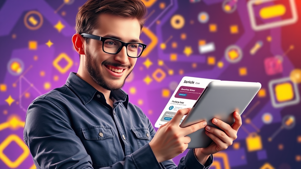 landing page builder interface optimizing campaigns with digital marketing tools for small businesses