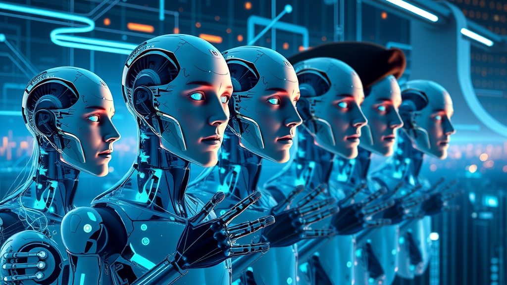 futuristic sequence of AI language models evolving, generative AI and conversational AI benefits for ai voice agents for business